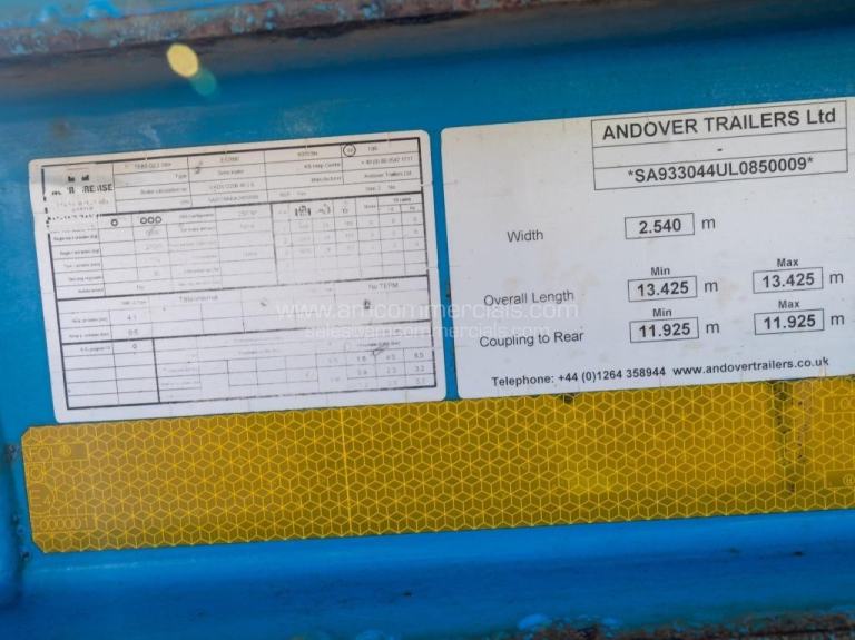 ANDOVER LOW LOADER 3 AXLE FIXED 45,000KG GVW