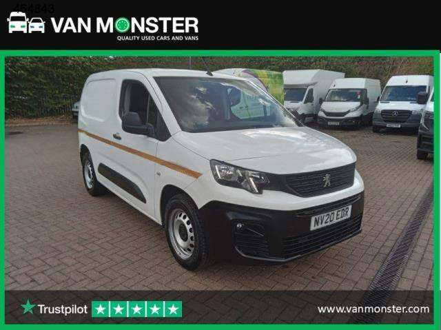 2020 Peugeot Partner 1000 1.5 BlueHDi 100 Grip Van PANEL VAN DIESEL Manual