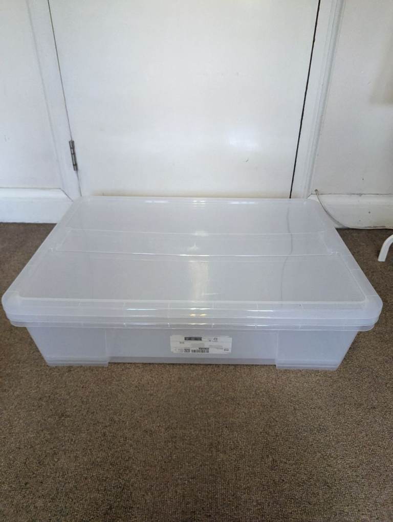 Ikea Samla 55l + 22l storage boxes