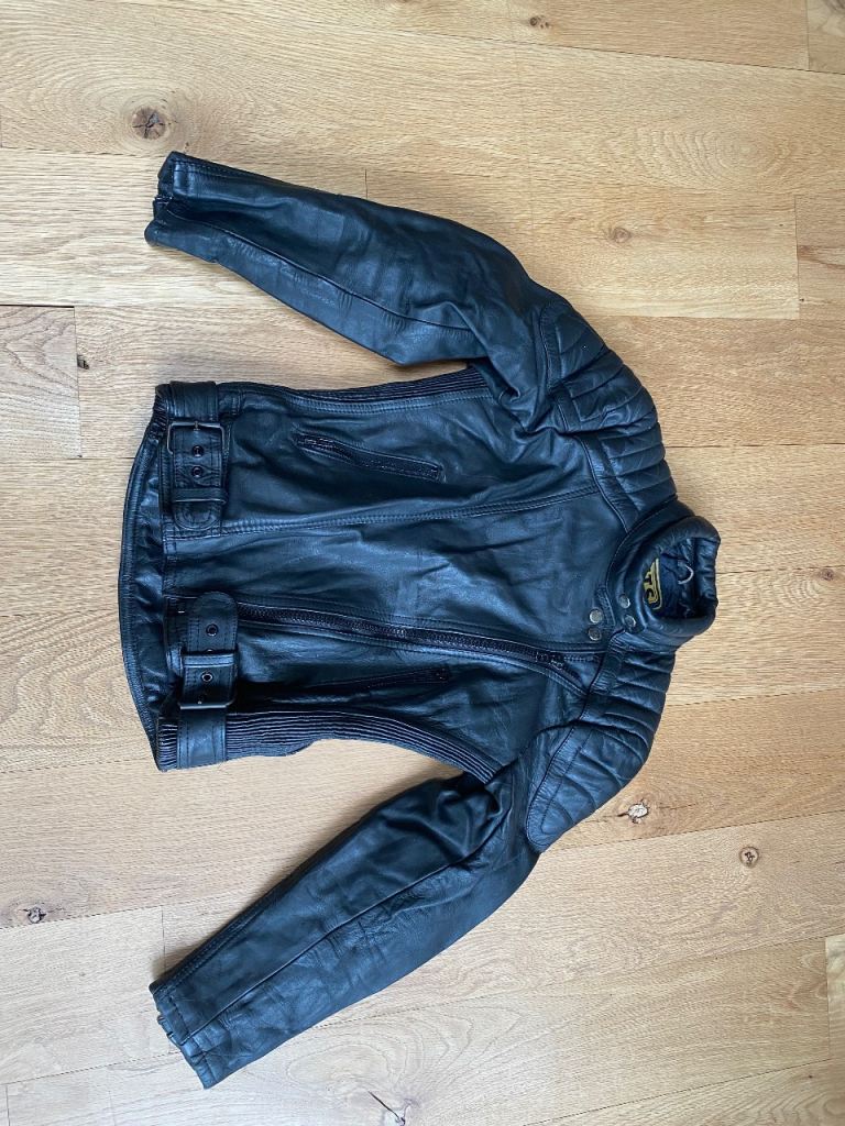 Ladies motor cycle leather jacket & trousers