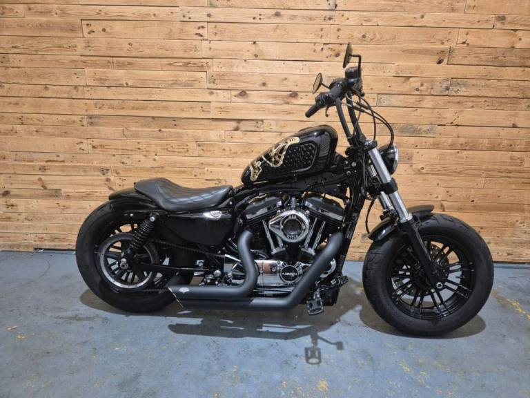 2019 Harley-Davidson SPORTSTER FORTY-EIGHT XL1200XS Vivid Black (19MY) Custom Cruiser PETROL Manual