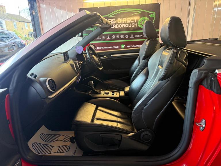 2015 Audi A3 Cabriolet 2.0 TDI S line S Tronic Euro 6 (s/s) 2dr CONVERTIBLE Diesel Automatic