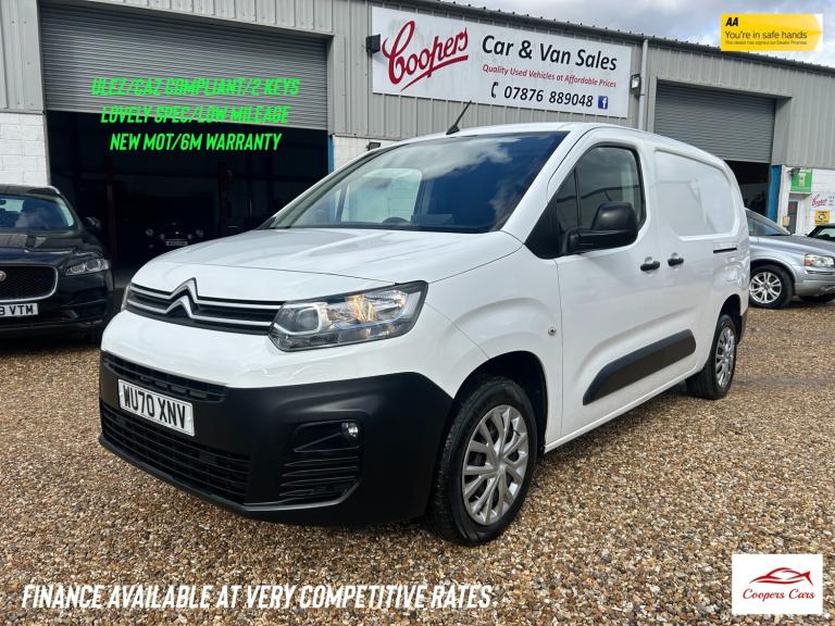 2020 Citroen Berlingo 1.5 BlueHDi 950Kg Enterprise 100ps PANEL VAN Diesel Manual