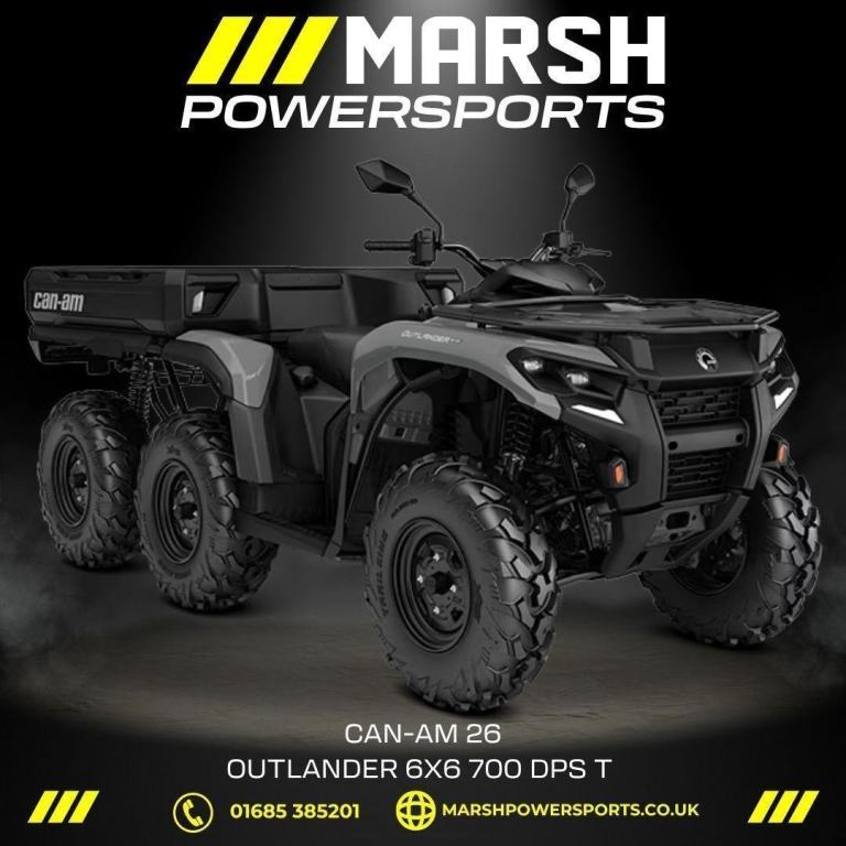 Can-Am Outlander 6x6 700 DPS T 2026 - Can-Am Official Dealer - Reserve Now 
