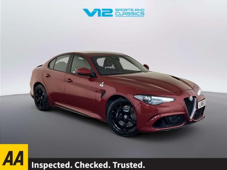 2018 Alfa Romeo Giulia 2.9 V6 BiTurbo Quadrifoglio 4dr Auto SALOON PETROL Automatic