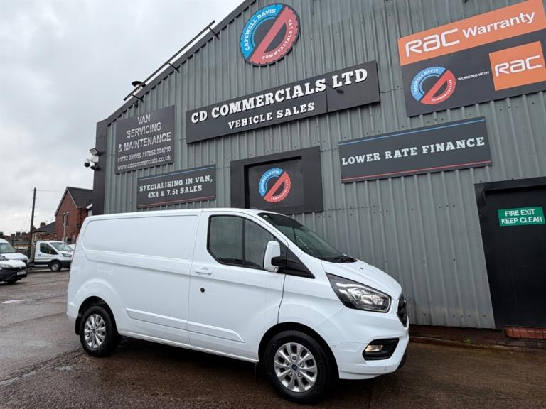 2022 Ford Transit Custom 2.0TDCI 300 LIMITED ECOBLUE L1 H1 SWB Only 59,000 Miles Euro 6  PANEL VA...