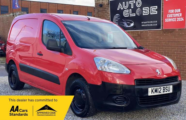 2012 Peugeot Partner 1.6 HDi 625 S L1 4dr PANEL VAN Diesel Manual