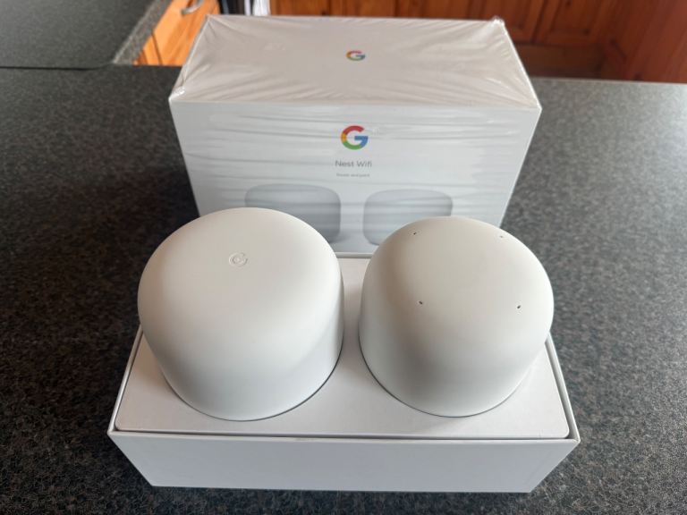 Google Mesh WiFi twin pack. Brand new