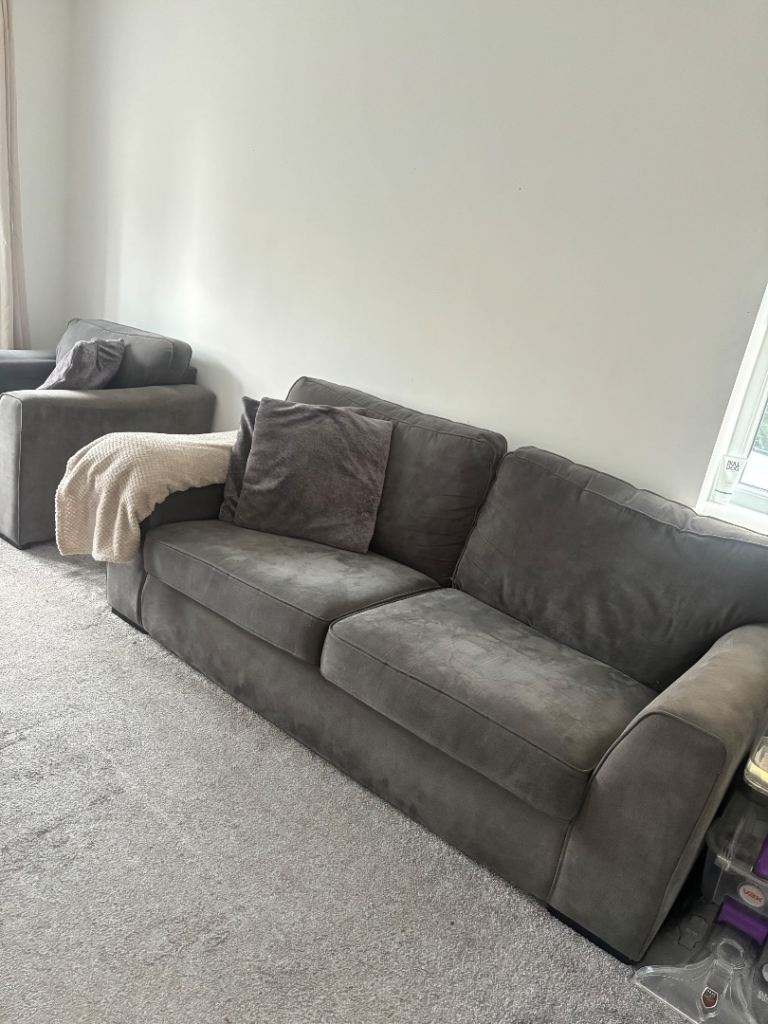 Free - three seater sofa and arm chair set 