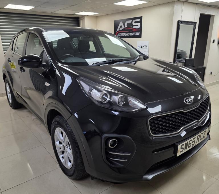 KIA SPORTAGE 1.7 CRDi 1 Black Manual Diesel 2016 WARRANTY 12 MONTHS MOT