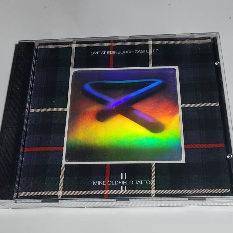 Mike Oldfield - Tattoo Live Edinburgh 1992 WEA CD single with hologram on cover aa24