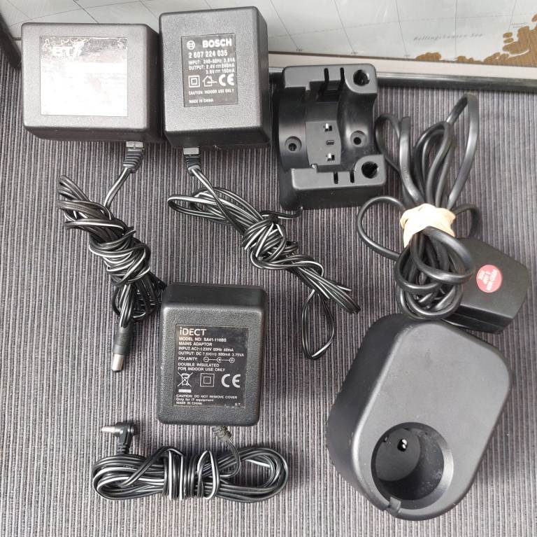 AC/DC power adaptors/Chargers 6V 7.5V 15V 1.45V£10 