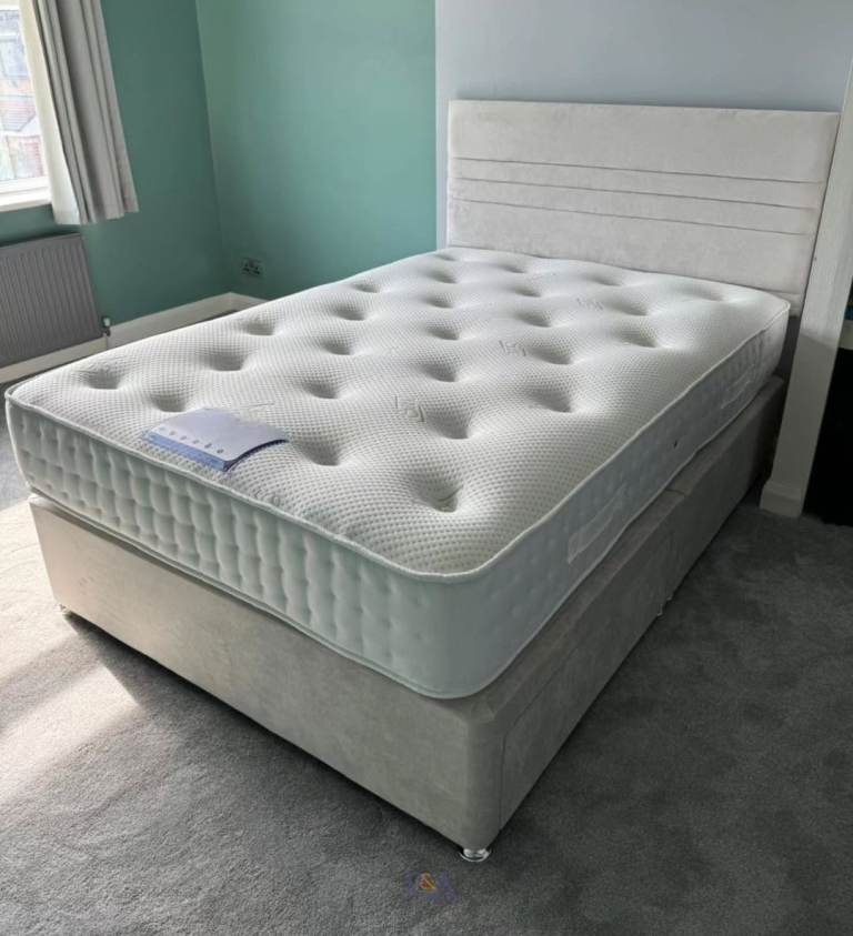 Elegant Home Bed single double Mattress Headboard 