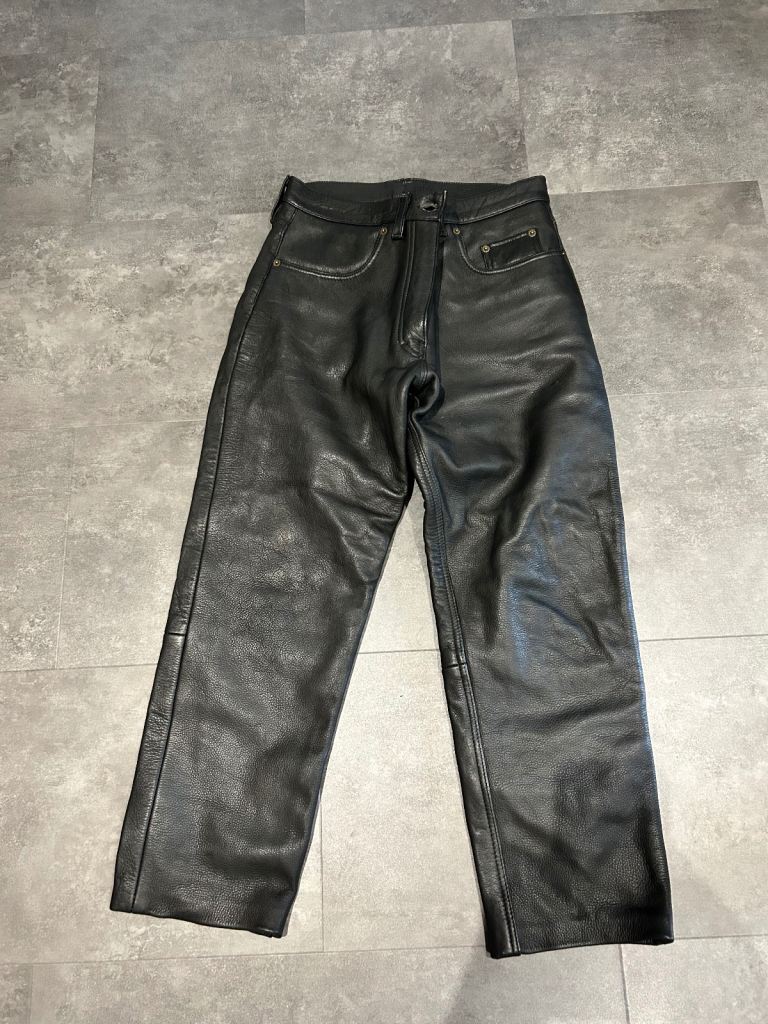 JTS Ladies Leather Motorcycle Trousers 