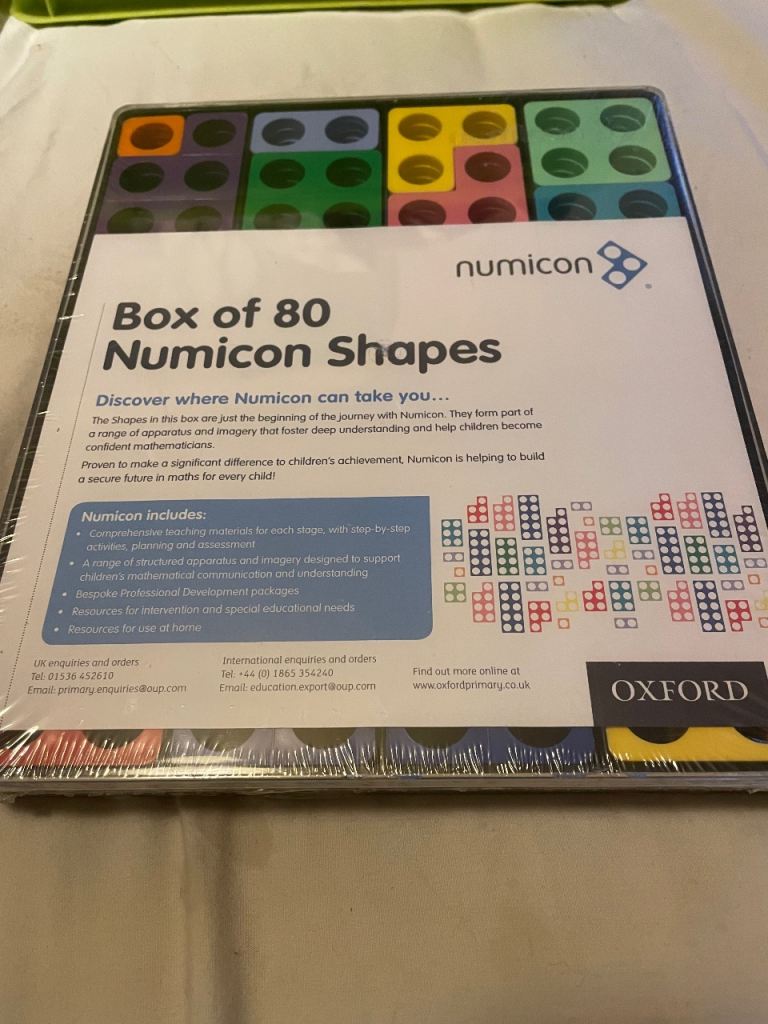 Brand new numicon shapes set