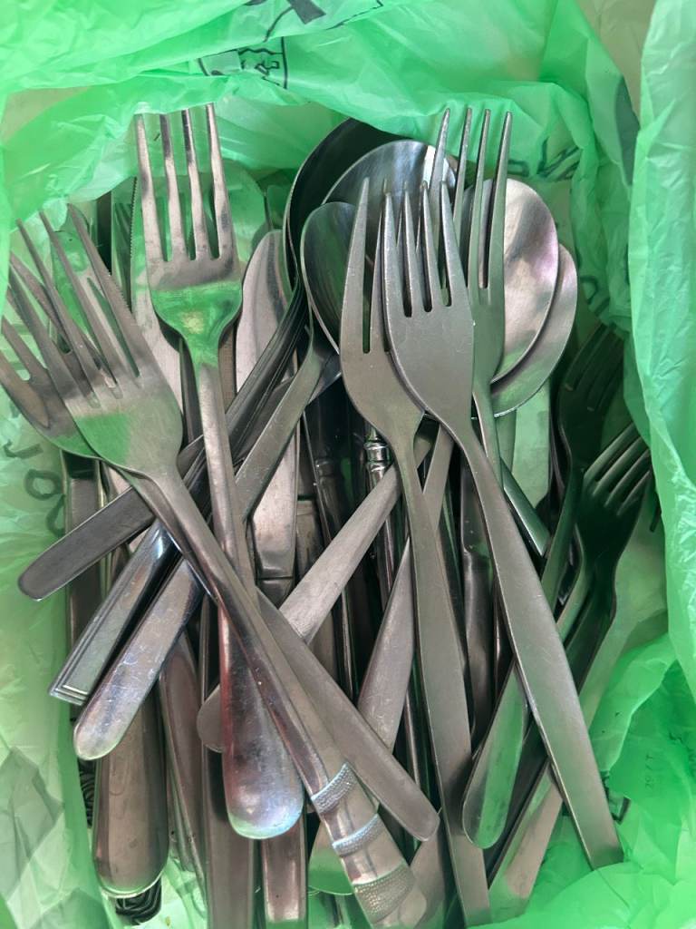 lots of cutlery