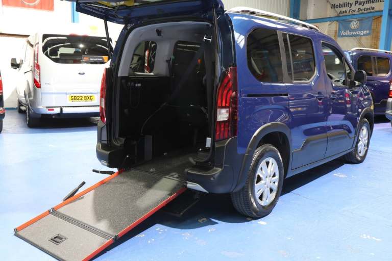 2021 Peugeot Rifter Wheelchair Car with Ramp, winch disabled WAV vehicle MPV Diesel Manual