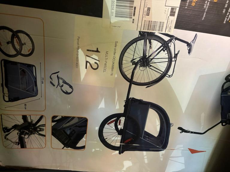 Bike Trailer - 2 child - Brand new in box