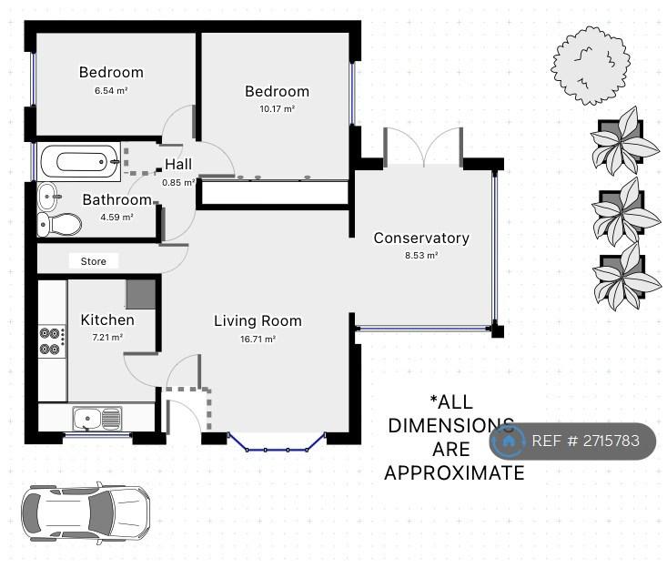 2 bedroom flat in Fulwood, Preston, PR2 (2 bed) (#2715783)