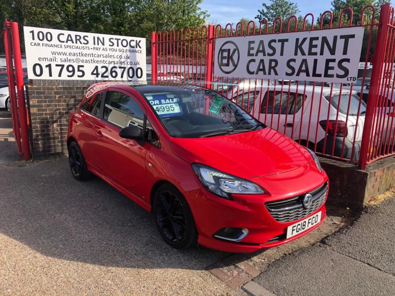 2018 Vauxhall Corsa 1.4i Turbo Red Edition Hatchback 3dr Petrol Manual Euro 6
