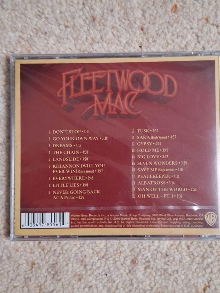 Fleetwood Mac 50 Years Single CD still wrapped