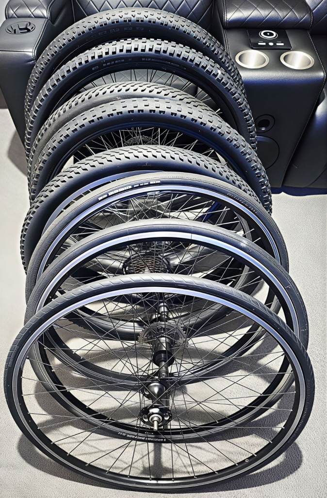 Mixed Bike Wheels and Tyres 