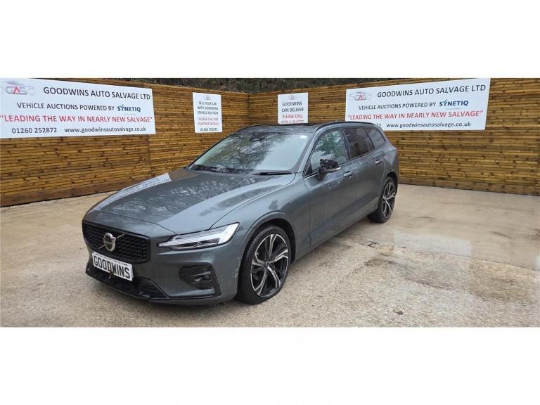 2025 VOLVO V60 B4 ULTRA 2.0T HYBRID DAMAGED REPAIRABLE SALVAGE