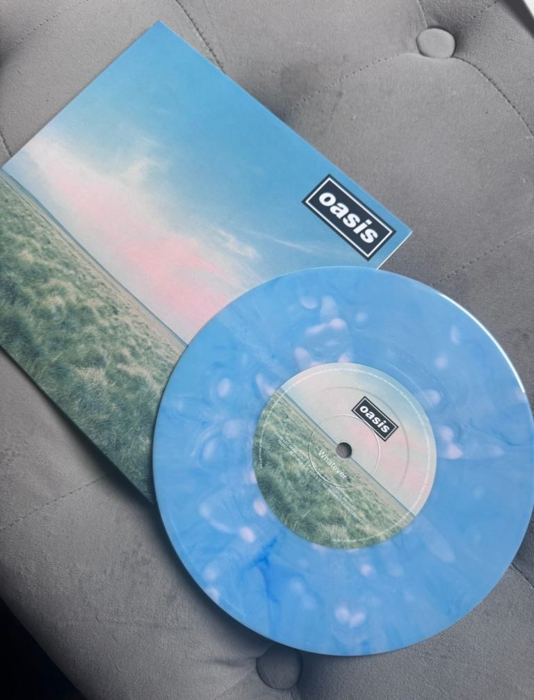 limited-edition, numbered 7-inch vinyl release of Oasis's single "Whatever"