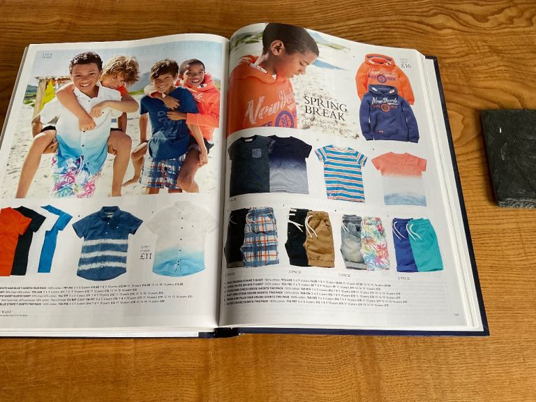 Spring catalogue 2015 UK clothing retailer
