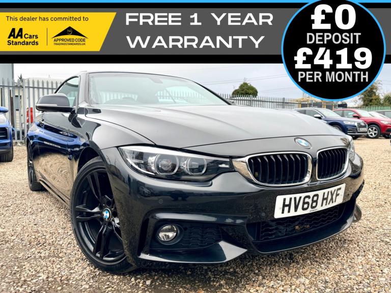 BMW 4 SERIES 2.0 420i M Sport Convertible Auto 2018
