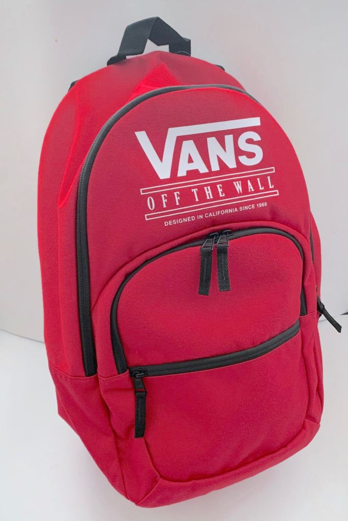 Vans Motiveatee Red Rucksack Backpack Daypack Causal School Travel Bag New Tag