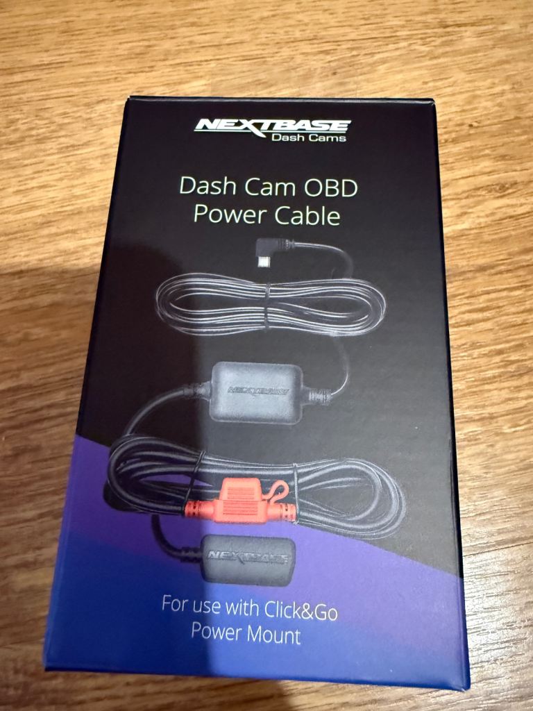 NEXTBASE DashCam OBD Power Cable Kit Brand NEW