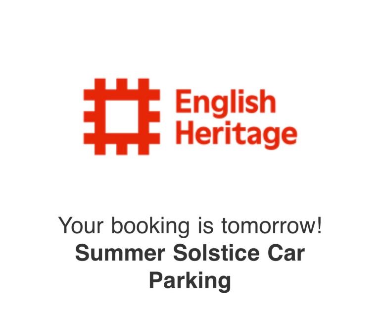 Stonehenge summer solstice parking ticket campervan
