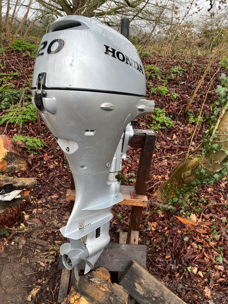 Honda 20 outboard short shaft pull start tiller 