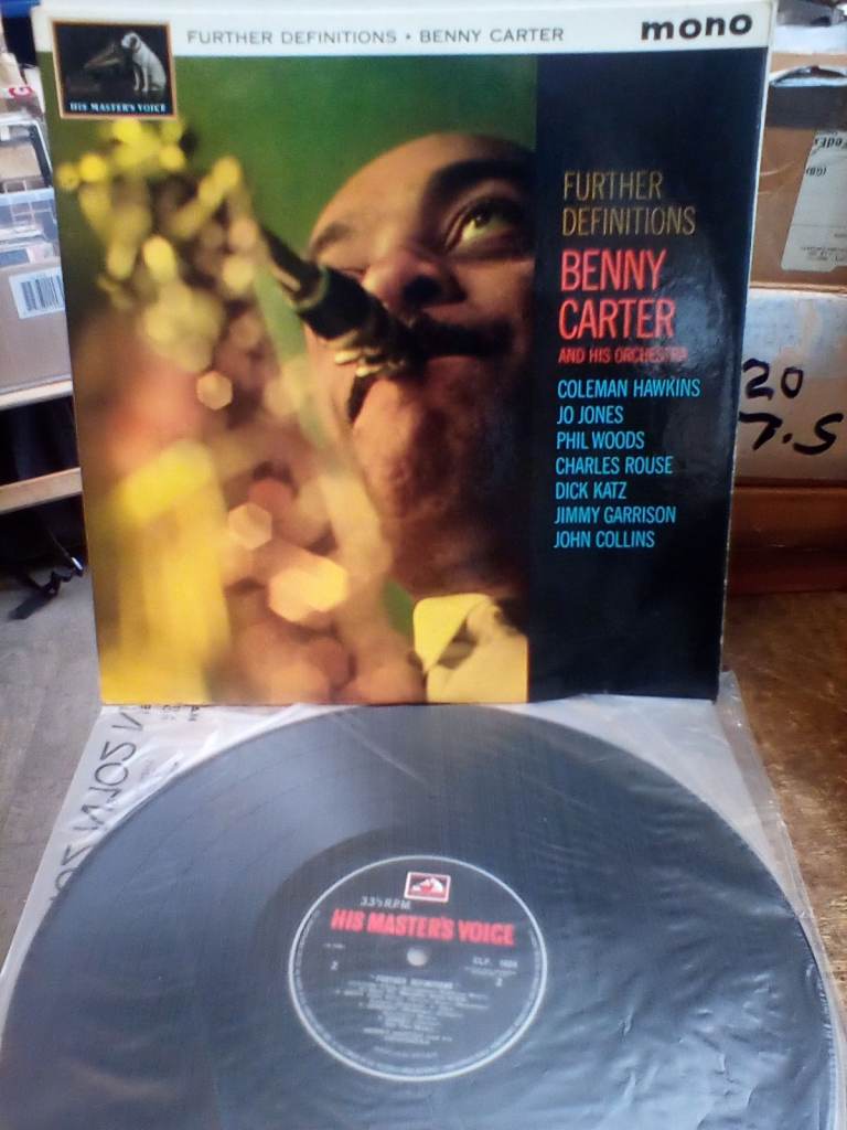 BENNY CARTER AND HIS ORCHESTRA,. FURTHER DEFINITIONS,. VINYL ALBUM,. 