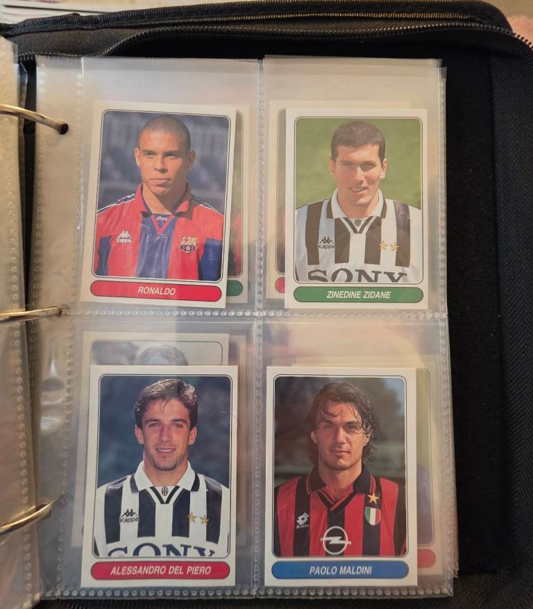 Panini 1997 european full set of 120 cards including some of the worlds best players 