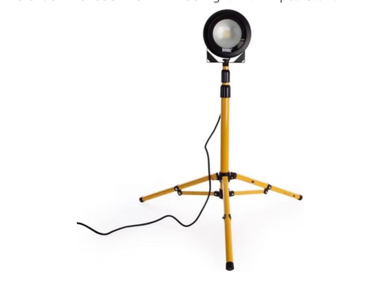 2 Defender LEDDF1200 Single Head Work Light with Tripod