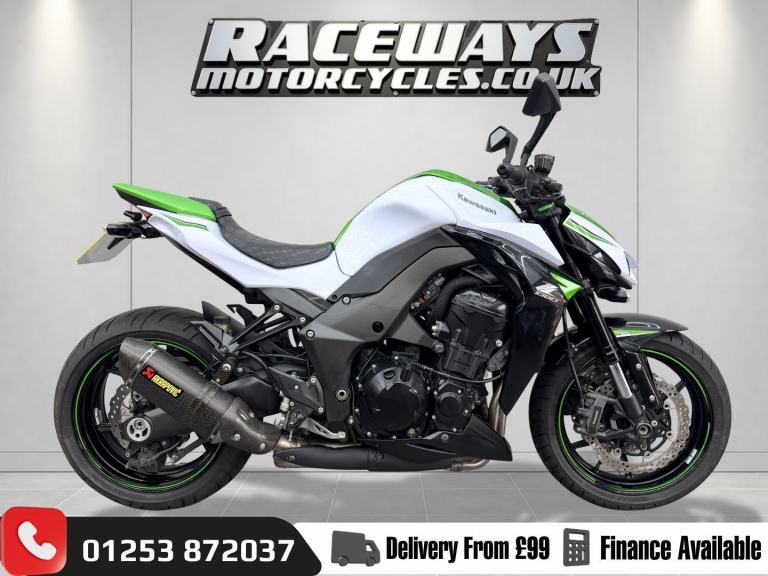KAWASAKI Z1000, 2016 16 PLATE, 13150 MILES, WHITE, HPI CLEAR, USED MOTORCYCLE