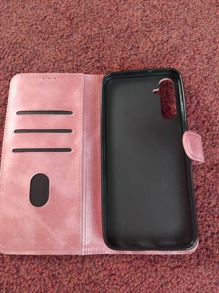 Pink Faux Leather Mobile Phone Wallet Case - As Good As New