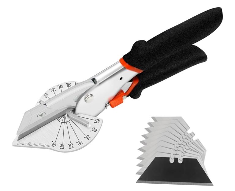Miter Shears - 45 to 135 Degree Multi Angle Trim Cutter,