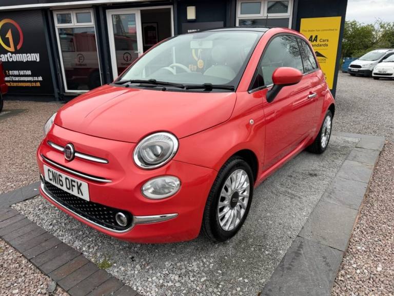 2016 Fiat 500 1.2 Lounge Hatchback 3dr Petrol Manual Euro 6 (s/s) (69 bhp) Hatchback Petrol Manual