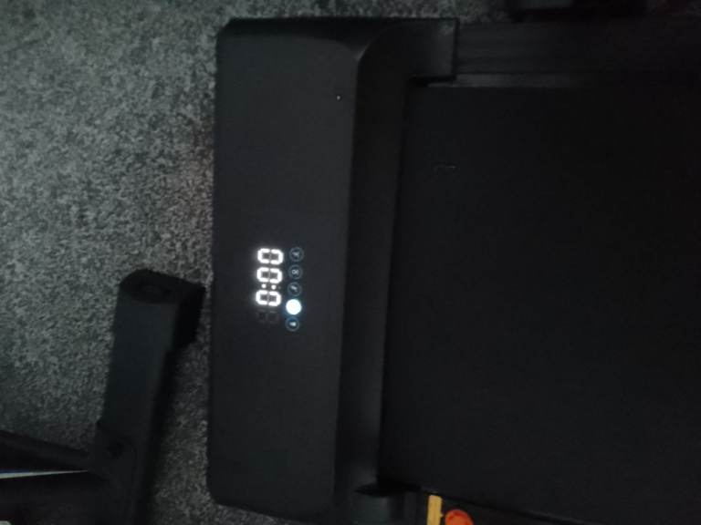 Compact Black Treadmill – Good Condition, Digital Display