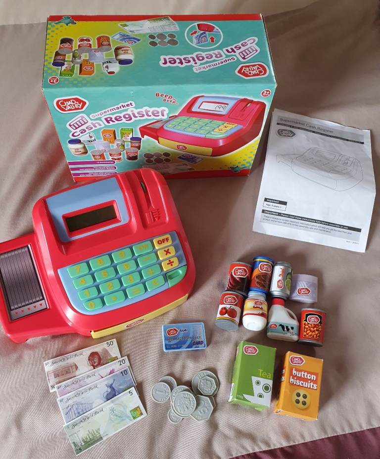 Chad Valley Supermarket Cash Register For Age 3+