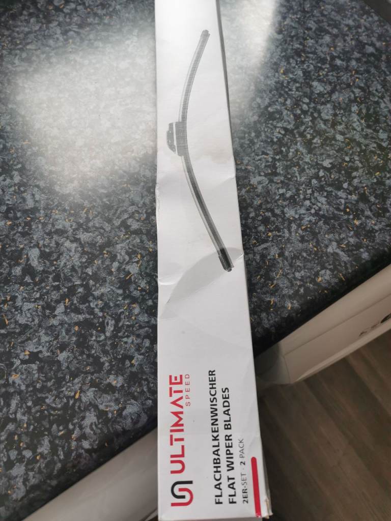New flat wipers