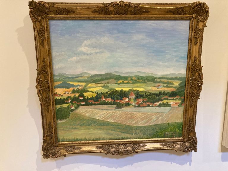 Landscape oil on board