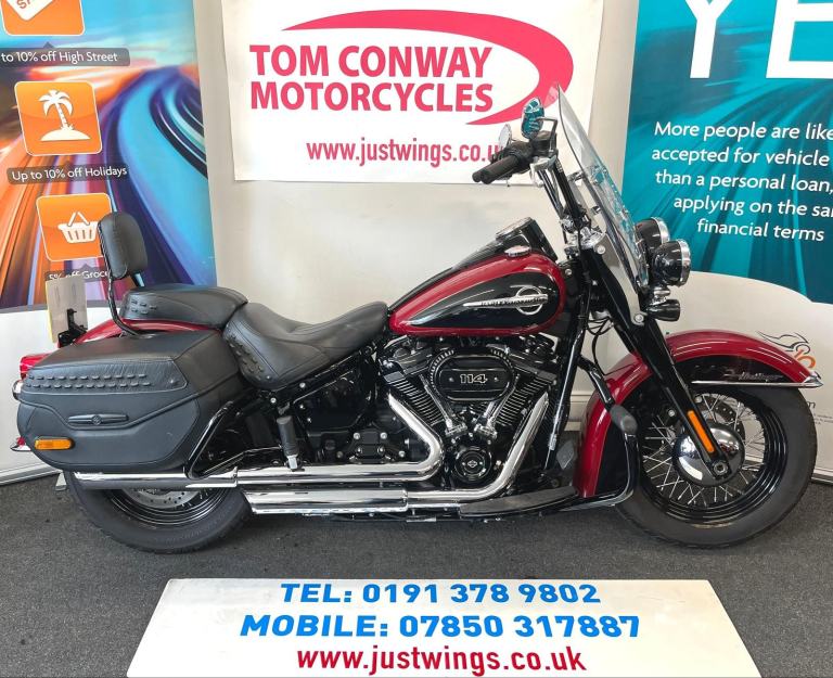 HARLEY DAVIDSON FLHCS SOFTAIL HERITAGE CLASSIC 114 1868, 2020(70), £12,995