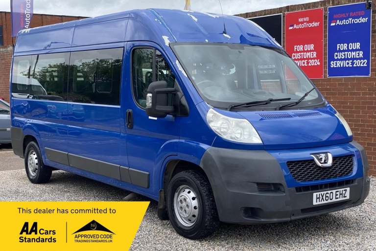 2010 Peugeot Boxer 2.2 HDi 335 FWD L3 H2 4dr WINDOW VAN Diesel Manual