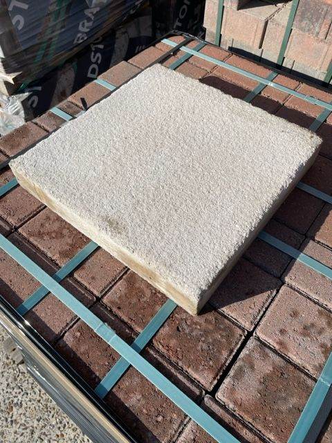 image for CHARCON ACADEMY TEXTURED LIGHT GREY CONCRETE SLABS - 400x400x65MM - ONLY £8 EACH