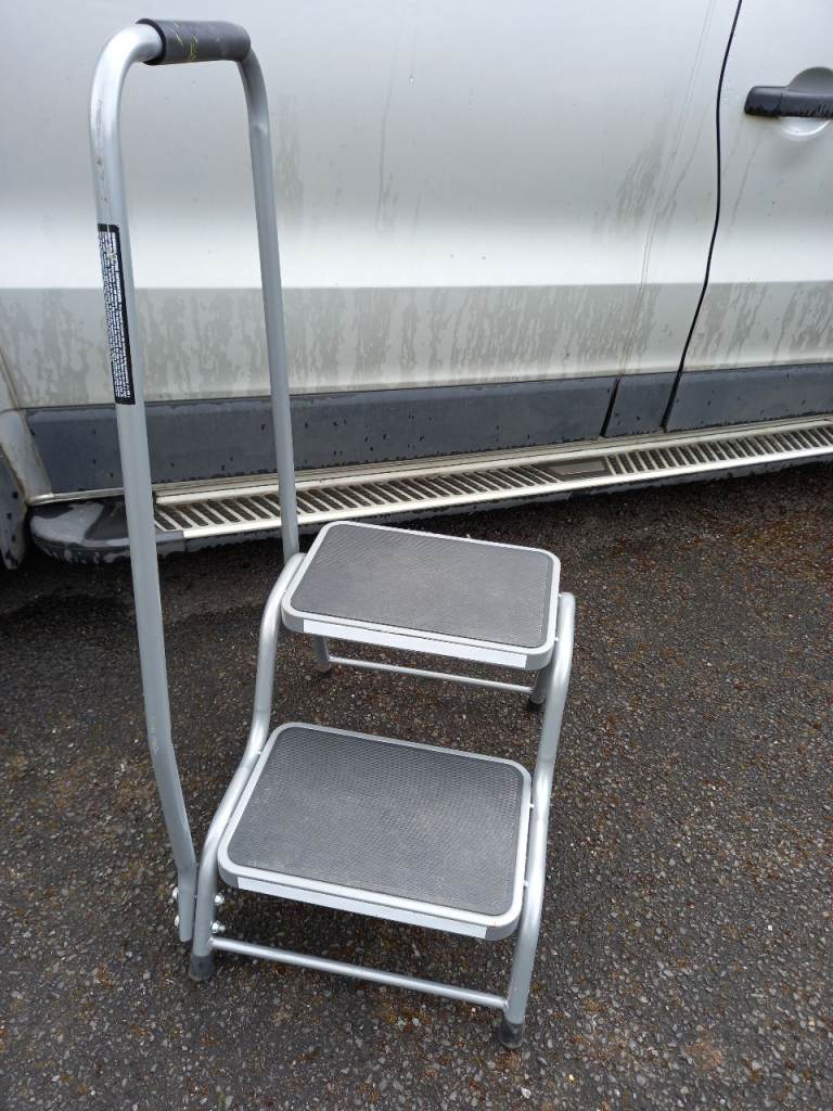 Caravan, motorhome, campervan step.