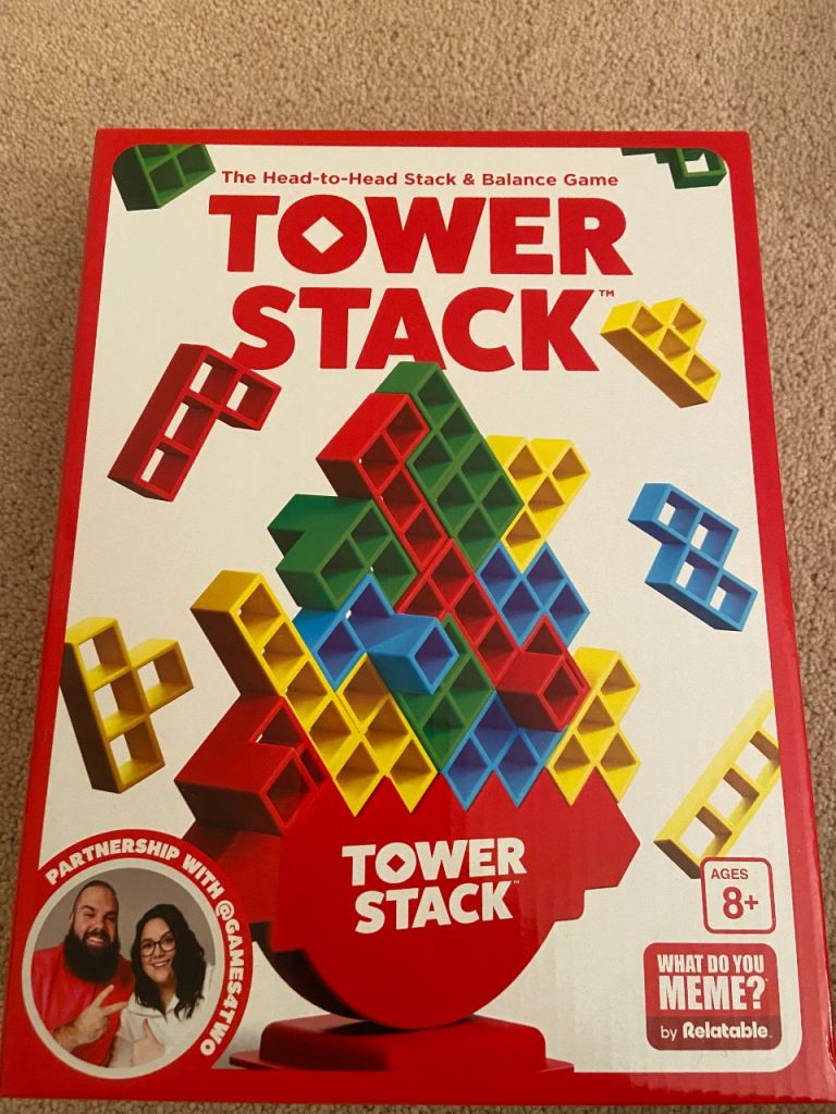 Tower Stack balance Game Boxed as new